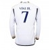 Günstige Real Madrid Vinicius Junior #7 Heim Fussballtrikot 2023-24 Langarm